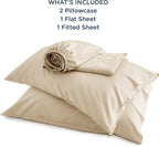 Bedsure Full Size Bed Sheets, Cooling Sheets, Rayon Derived from Bamboo - Image 5