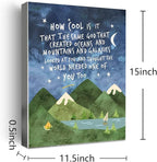 Same God Creation Wall Art, Mountain Wall Art - Image 2
