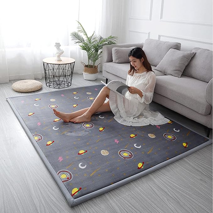 Loartee Coral Velvet Area Rug - Image 5