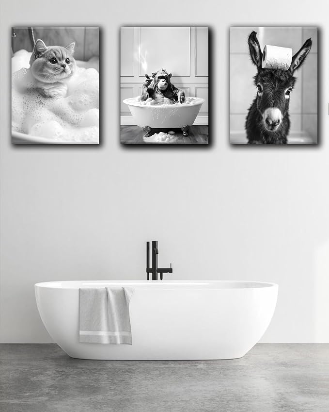 KensTro Funny Bathroom Wall Art Decor, Wall Decor - Image 6