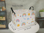 Rectangle Foldable Gift Laundry Basket, Storage - Image 2