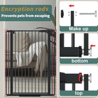 40.55" Tall 1.37" Ultra Narrow Spacing Dogs Pets Baby Gate - Image 7