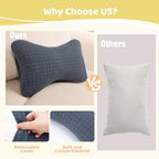 vocheer 11x7in Mini Travel Pillow, Small Pillows - Image 3