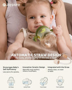 Sippy Cups for Toddlers 1-3, Spill Proof Weighted Straw Cup - Image 4