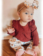 HINTINA Infant Baby Girl Long Sleeve Fall Winter Outfits - Image 2