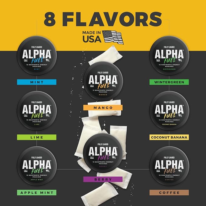Fully Loaded Alpha Fuel Nootropic Pouches - Image 3