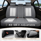 Coverado Car Seat Covers Full Set, Car Seat Protector Waterproof, Nappa Leather - Image 2