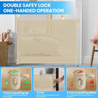 Retractable Safety Baby Gate or Mesh Dog Gate, Durable Portable Mesh - Image 5