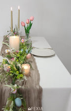 FEXIA 6 Pack Nude Table Runner 35x120 Inches - Image 6