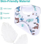 Baby Bibs Soft and Absorbent Organic Cotton Bandana Drool Bibs Set - Image 8