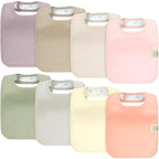 KeaBabies 8-Pack Organic Baby Bibs by KeaBabies