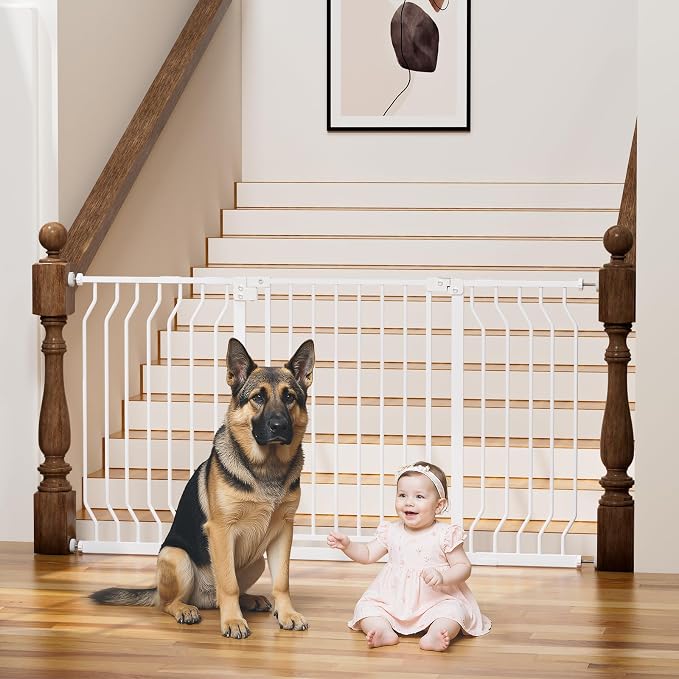 29-57" Baby Gate for Stairs, Baby Safety Essentials, Auto Close Gate for by Mutak