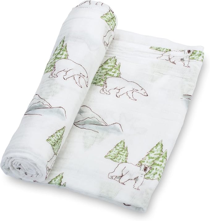 LollyBanks Muslin Swaddle Blankets, 100% Cotton Soft Baby Swaddle Blanket by LollyBanks