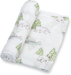 LollyBanks Muslin Swaddle Blankets, 100% Cotton Soft Baby Swaddle Blanket by LollyBanks