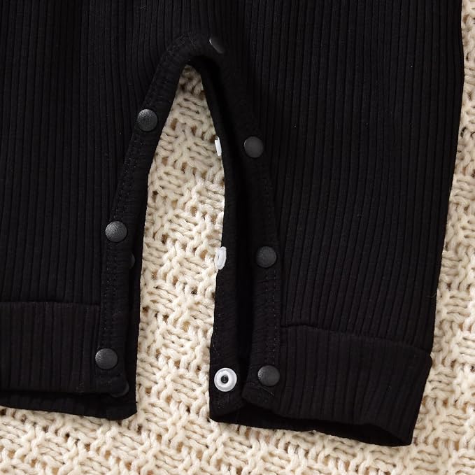 Aalizzwell Newborn Baby Ribbed Romper - Image 4
