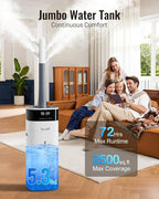 Cool and Warm Mist Humidifier Large Room, 5.3Gal/20L Humidifiers - Image 4