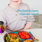 Ahimsa Stainless Steel Plates for Kids - Image 3