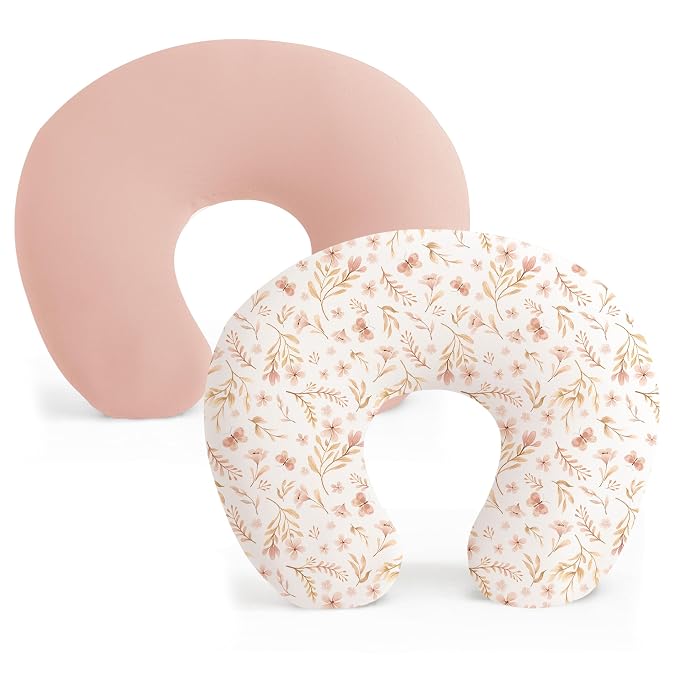 Konssy 2 Pack Nursing Pillow Covers, Stretchy and Soft Nursing Cover by Konssy