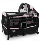 BABY JOY 4 in 1 Pack and Play, Portable Baby Playard by BABYJOY