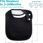 Baby Bibs Soft and Absorbent Organic Cotton Bandana Drool Bibs Set - Image 4