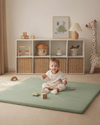 Blissful Diary Vegan Leather Baby Play Mat, 47x47 Thicken Foam Cushioned & - Image 7
