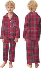 Schbbbta Family Matching Pajamas Holiday Sleepwear Long Sleeve Pjs Sets - Image 6