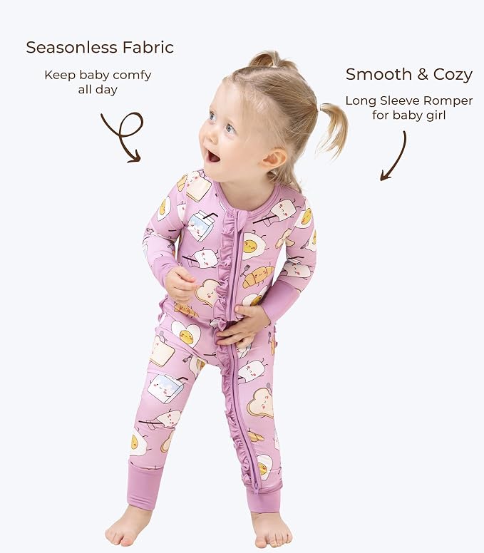 Baby Girl Romper Viscose from Bamboo Jumpsuit - Image 4