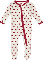 KicKee Full of Hearts Footie by KicKeePants