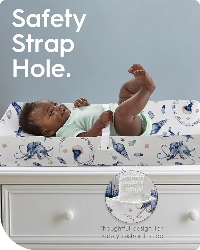 Extra Stretchy Changing Pad Cover, TotBasic Ultra Soft Premium Jersey Knit - Image 3