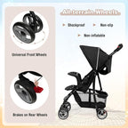 Baby Joy Lightweight Stroller, Compact Toddler Travel Stroller - Image 5