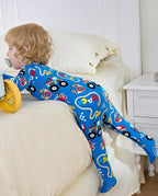 Bamboo Viscose Baby Convertible Footie Pajama, Zipper Pajamas - Image 8