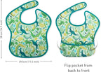 Mess Proof Baby Bib 3 Pack, Waterproof Led Weaning Baby Feeding Bibs - Image 3