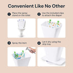 Cloth Diaper Sprayer Splatter Shield - Image 4
