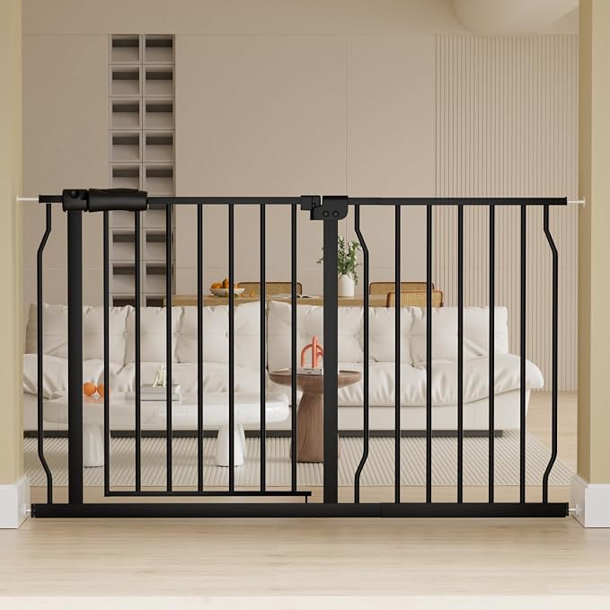 Extra Wide Baby Gate Extra Wide Extra Tall Dog Gates by HOOOEN
