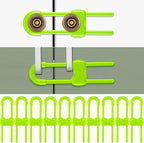 Jetec 10 Pieces Cabinet Locks for Babies, U-Shaped Proofing Drawers Safety by Jetec