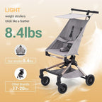 Lightweight Baby Travel Stroller – Compact & Airplane-Friendly Design, One-Hand - Image 3