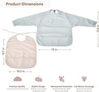 CHILDLIKE BEHAVIOR Baby Smock Bib - Image 3