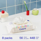 Coterie Flushable Wipes for Sensitive Skin, Hypoallergenic, 99% Water, - Image 6