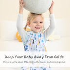 WONDAY Toddler Sleep Sack with Feet, 0.5 Tog Sleeping Sacks - Image 6