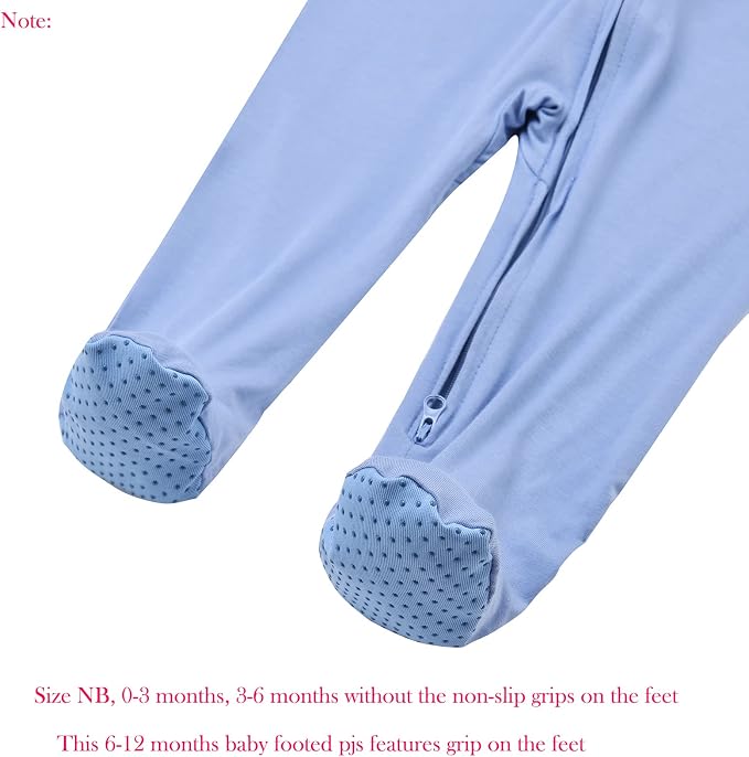 Aablexema Baby Footie Pajamas Zipper - Image 4