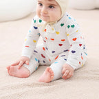 Owlivia Organic Cotton Baby Boy Girl Zip up Sleep 'N Play Pjs, Long Sleeve - Image 4