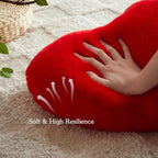 EastTree Heart Pillows, Ultra Soft Extra-Large Fluffy Pillows, Love Throw - Image 5