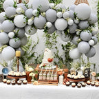 90pack Gray Balloons Different Size 18/12/10/5 Inch Pastel Grey Balloon Garland - Image 6