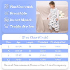 WONDAY Toddler Sleep Sack with Feet, 0.5 Tog Sleeping Sacks - Image 4