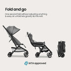 Mompush Velo Lightweight Travel Stroller, Compact & Airplane-Friendly - Image 6