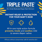 Triple Paste Gift Bundle: Diaper Rash Cream Ointment, 3X Max Strength, 2oz Trio - Image 2