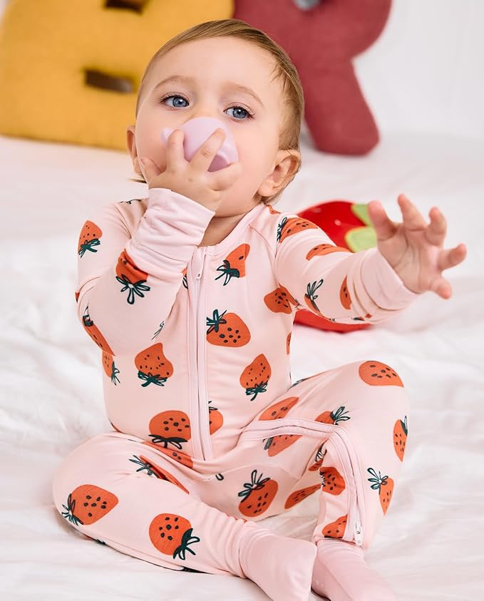 Bamboo Viscose Convertible Baby Footies Pajamas, footies - Image 6