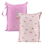 Tiny Twinkle Wet Dry Bag – 2 Pack Reusable Waterproof & Mess Proof Wet Bags by TinyTwinkle