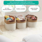 3 Pack Cotton Rope Storage Basket Woven Shelf Storage Bin - Image 5
