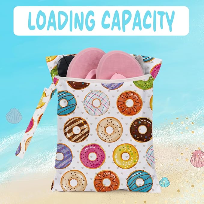 Wet Bag for Baby Swimsuit Kids Wet Dry Bag for Breast Pump Parts Diaper Bag - Image 4